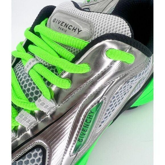 NWT GIVENCHY TK-MX Metallic Slip-Resistant Mesh Running Sneakers Size FR… main image 9